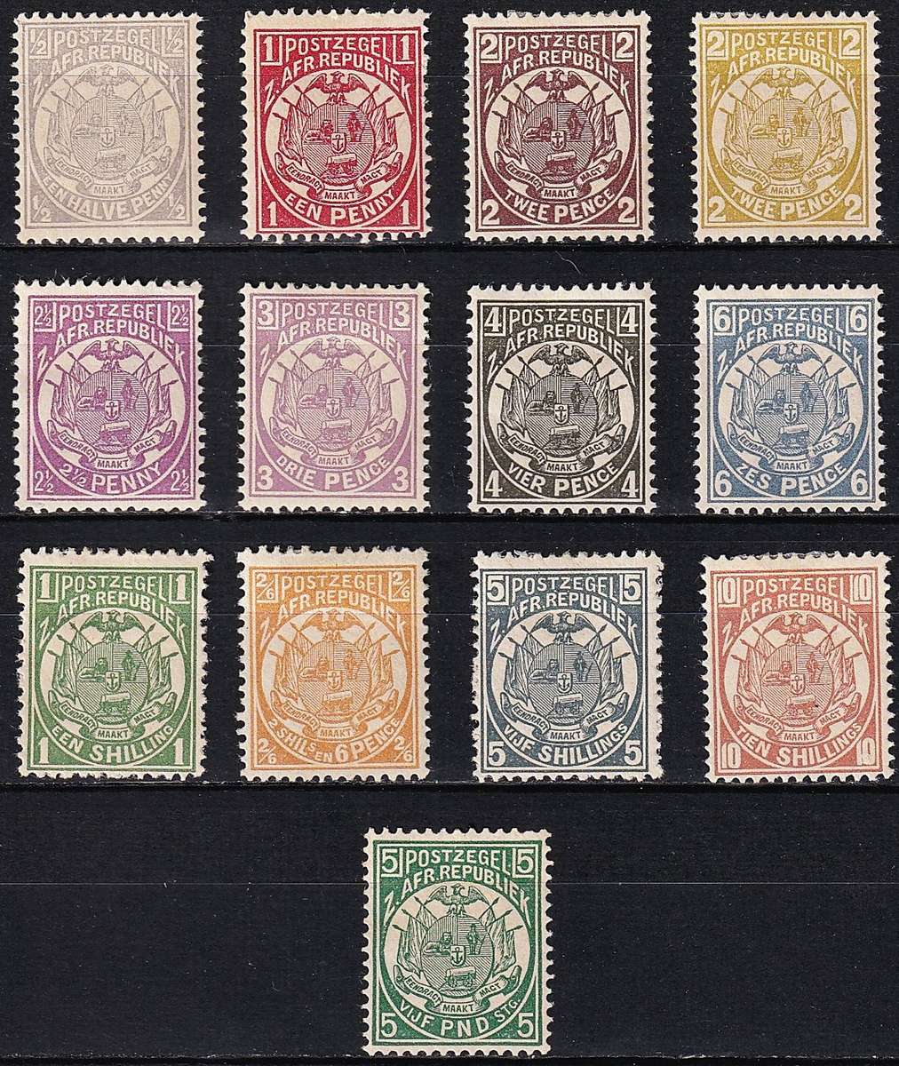 1885 ZAR Vurtheim MM(*) Set + £5(Reprint?)   @ CV  R2,475 + £5 Value
