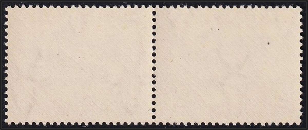 1930 Union 2/6 MM(*) Roto Variety - Numerous Brown Spots in Left Value Tablet