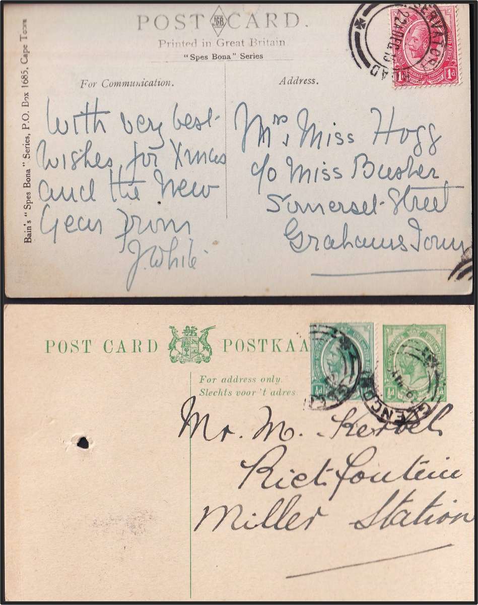 20 x Union King's Head PCs - Glencoe, Ceres, SA-Rail, De Wetsdorp etc Great Study Lot!