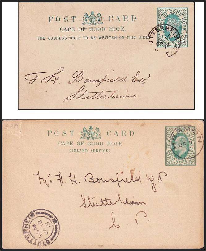 9 x CoGH PCs - Miller Station SCC, Hermon, Stutterheim, Willowmore etc