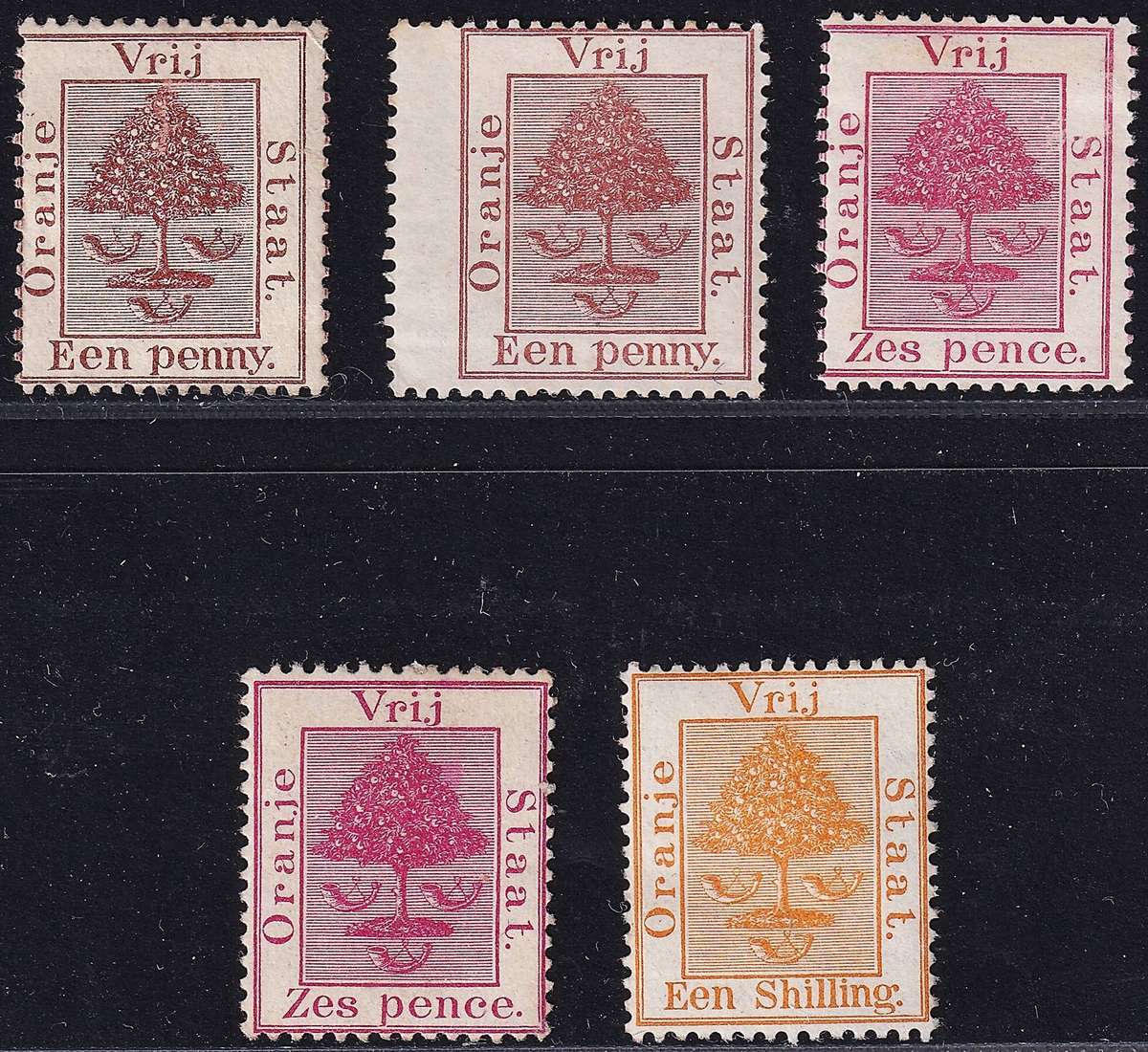 1868 OFS CC.1-5 MM(*) Set of 5  @ CV  R5,100