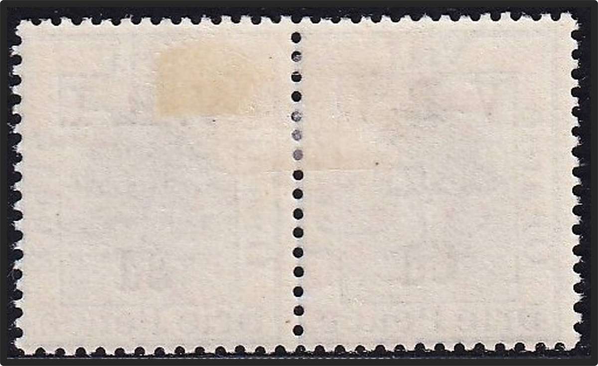 1900 OFS 3d V.R.I.  CC.63b MM(*) Var  - Pair, 1 with Level Stops, Other Raised Stops - Scarce
