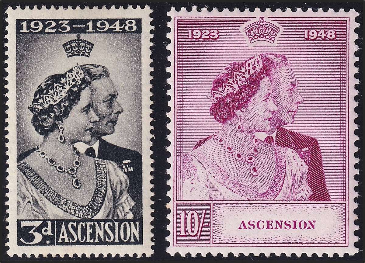 1948 Ascension Silver Wedding MM(*) Set  @ CV  R1,550+