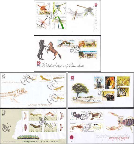 2007-2012 Namibia Selection of Newer FDCs  @ R675