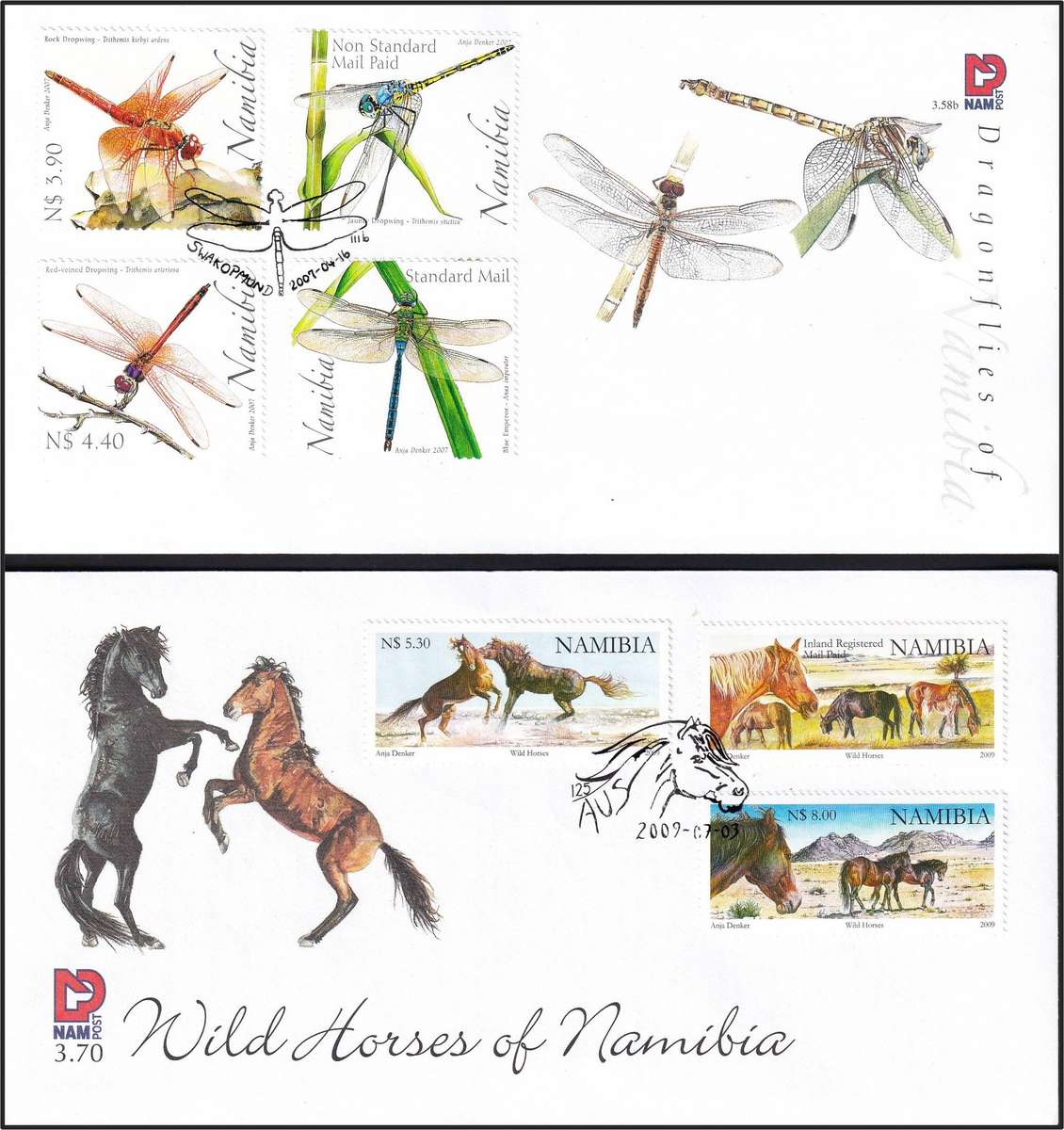 2007-2012 Namibia Selection of Newer FDCs  @ R675