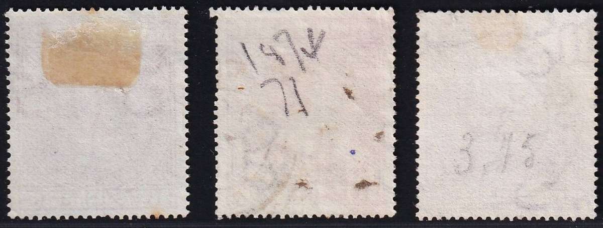 1874 Natal Queen Victoria 5/- CC.75/76/77  VFU  @ CV  R5,000