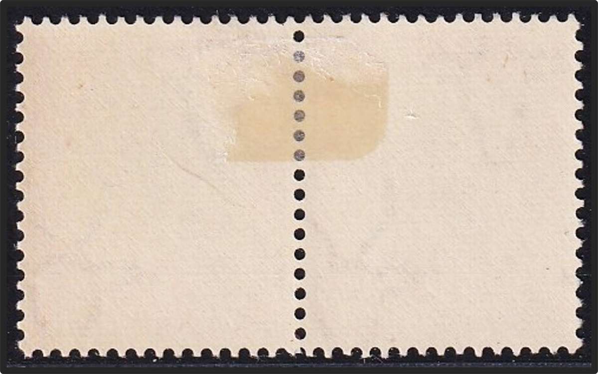 1950 Union 1d MM(*) CC.114 (Issue.15) Variety - "Rain" Flaw & Smudge on "F"
