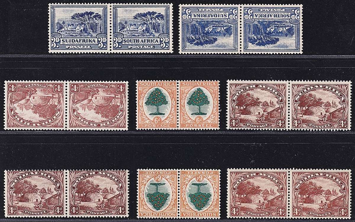 1930/45 Union ROTO MM(*) Set & Listed Shades/Varieties/Wmk (CC.42/50b) @ CV  R7,875