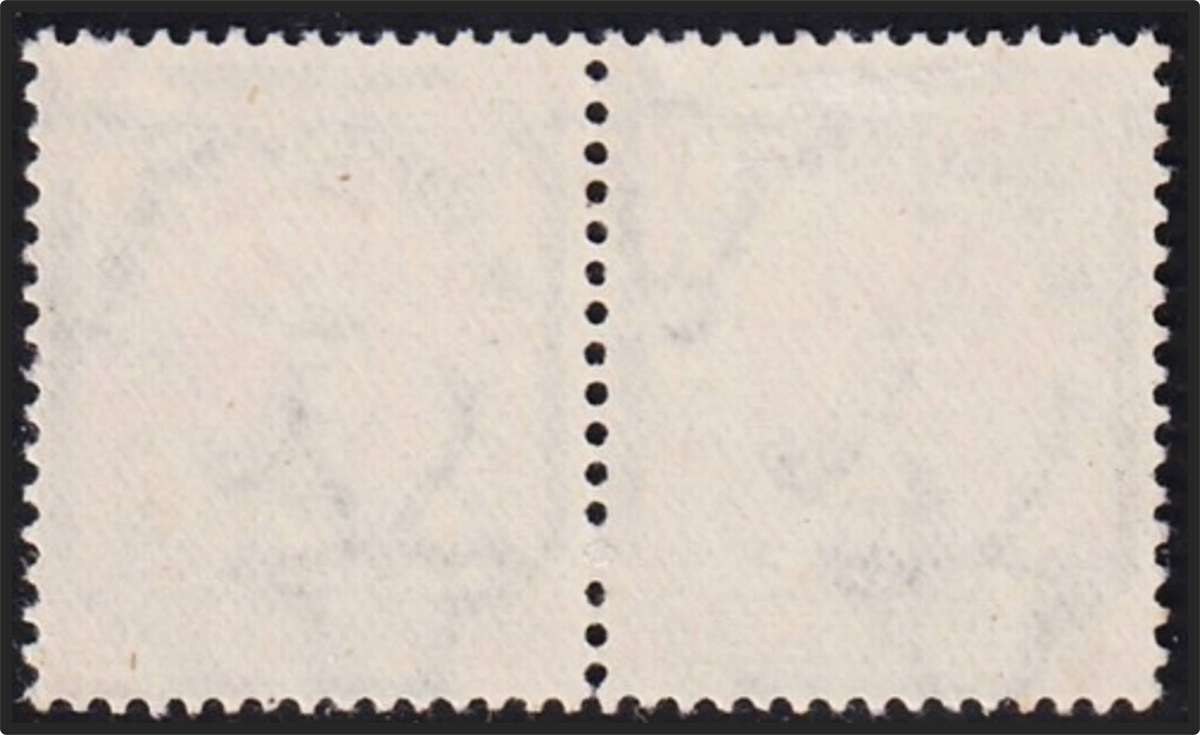 1930 Union ½d MM(*) ROTO UHB Variety Combo - Tagged Ear & Tick on Horn