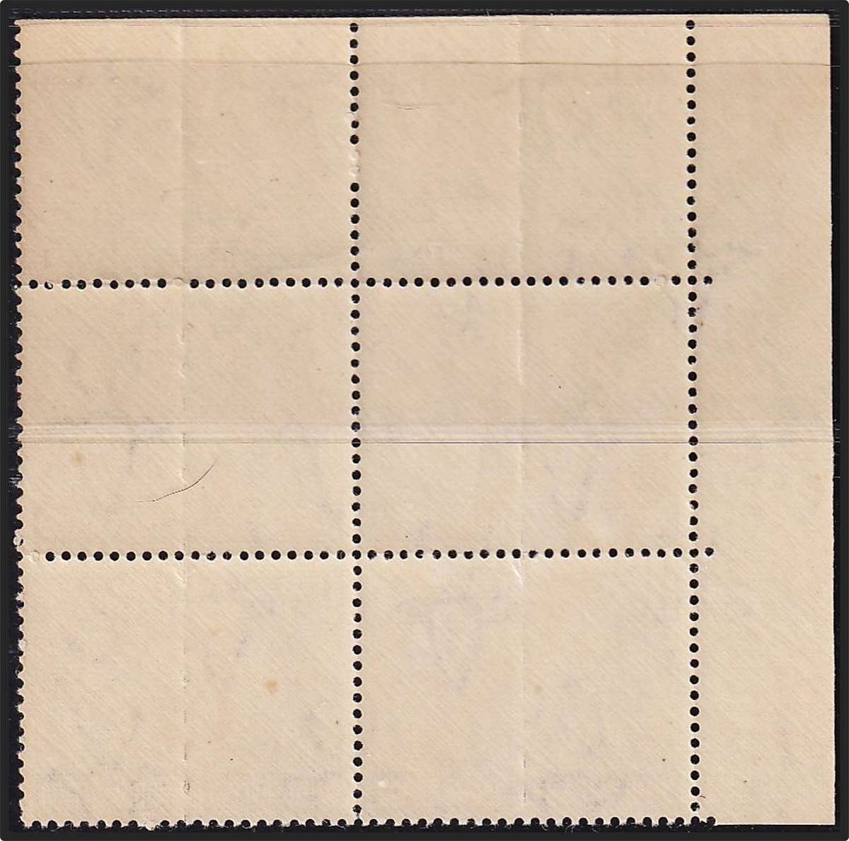 1942 Union 2d Airman UMM(**) Roulette 13½ - Weak Entry, Upper R-Stamp & FR Joined (UHB Var)