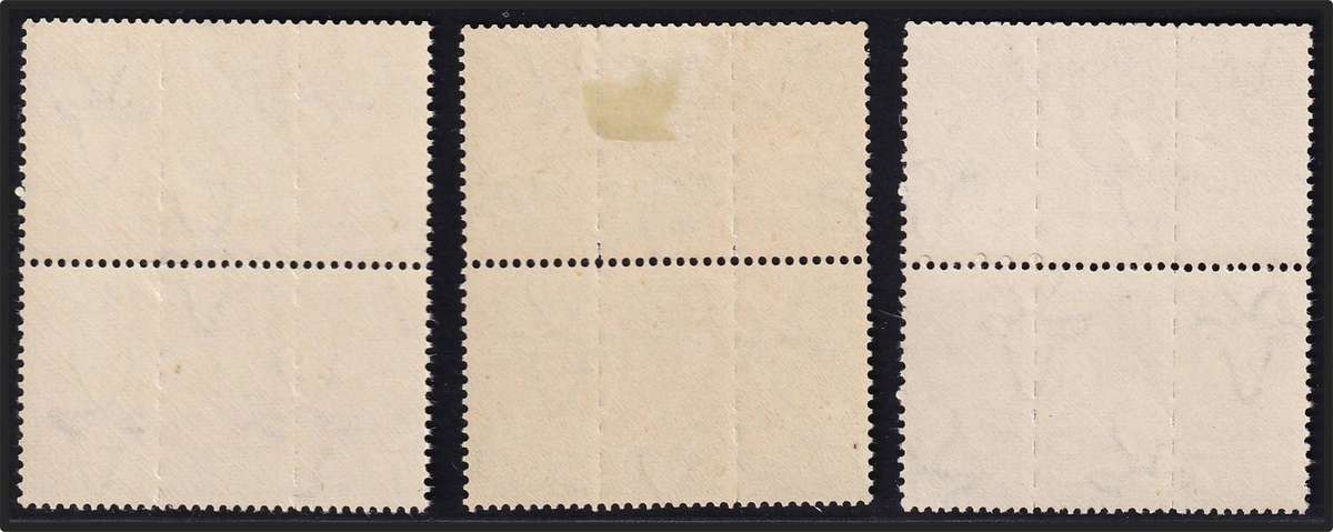 1942 Union ½d UMM(**) UHB Var.1 & 2 - Missing Background & Retouched Background