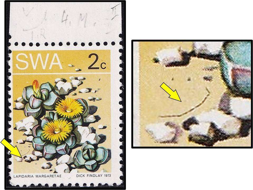 1973 SWA 2c UMM(**) Variety - Black Scratch Bottom Left