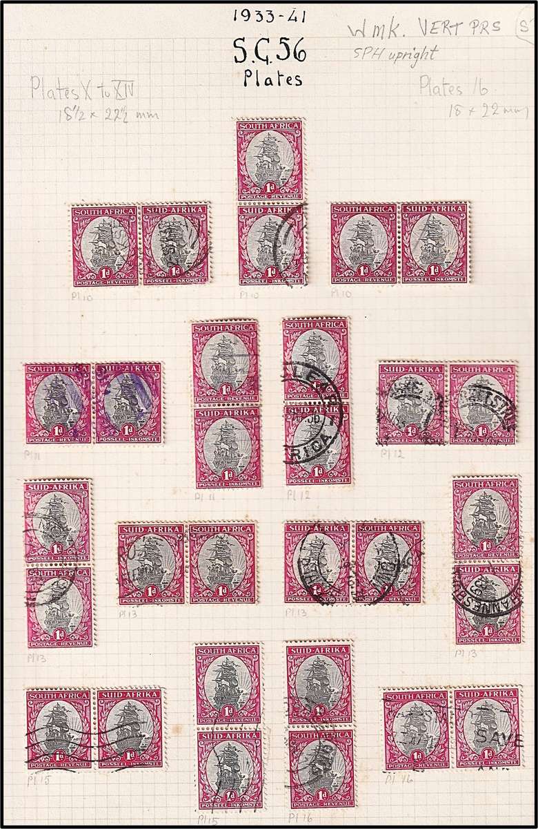 Union ½d & 1d Pictorials Study lot on Pages