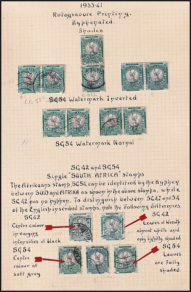 Union ½d & 1d Pictorials Study lot on Pages