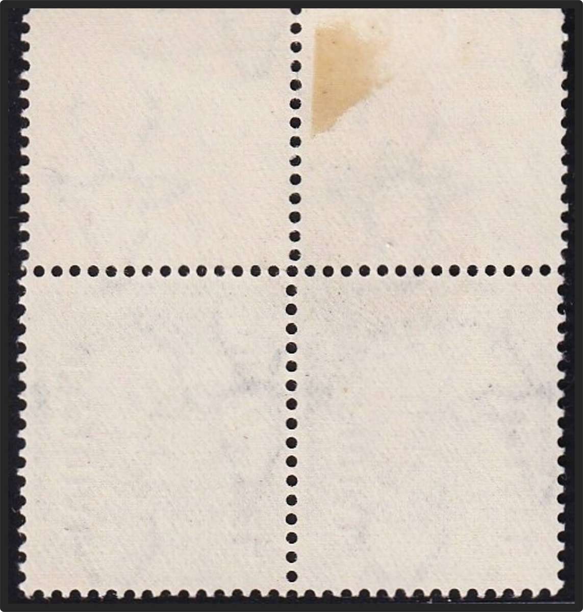 1930 Union ½d LMM(*) Official Overpring Flaws - Broken "O", "F" and Short "I"