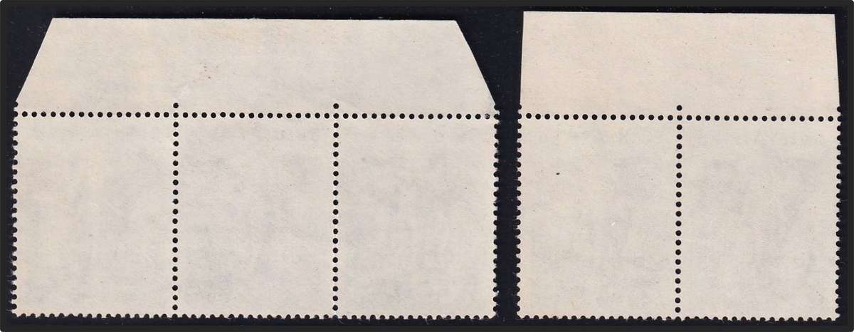 1954/60 Union 4d UMM(**), Arms Wmk & Springbok Wmk, Both with Broken "A" UHB Var