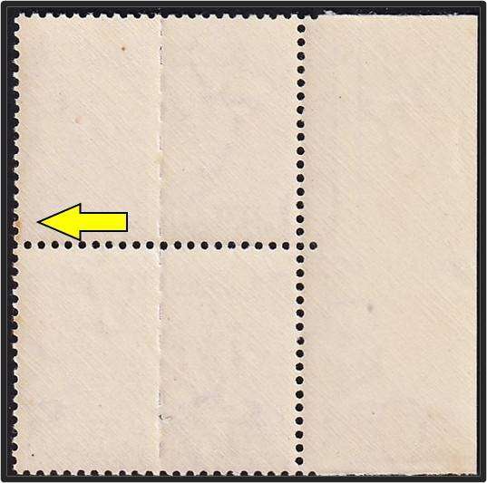 1942 Union 2d UMM(**) Perforation Through Bottom of the Design