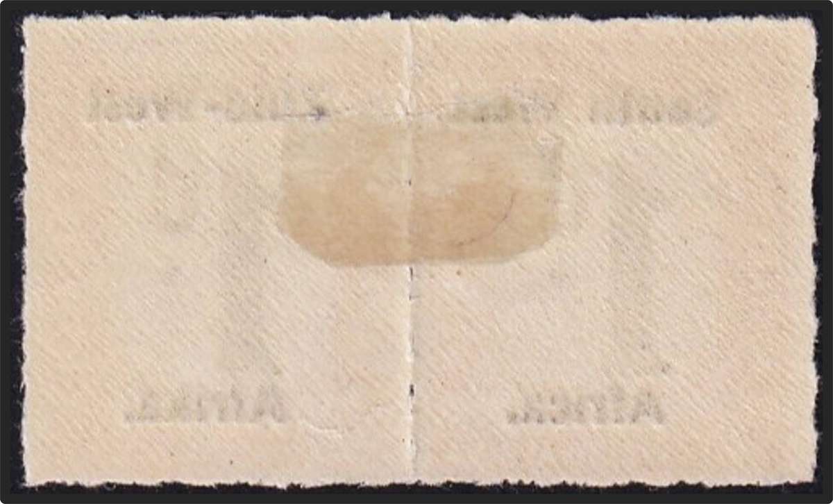 1923 SWA 1d MM(*) Postage Due, Variety - Solid "O" in South and Joined "st" in West