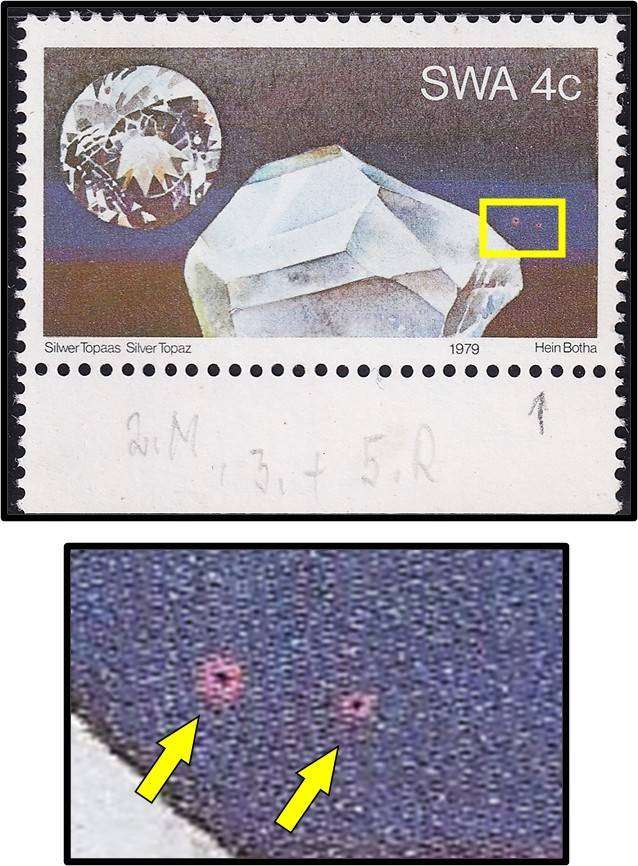 1979 SWA 4c UMM(**) Variety - Double "Ring  Flaw" - RARE!