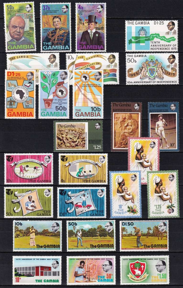 1968/79 Gambia MM/UMM  Sets & Sheets  @ CV  R2,750+