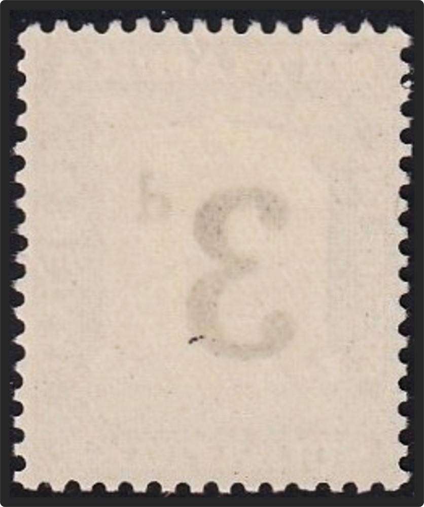 1927 Union 3d P/Due MM(*) CC.20 Variety - Spot Between "AA" and after "L"