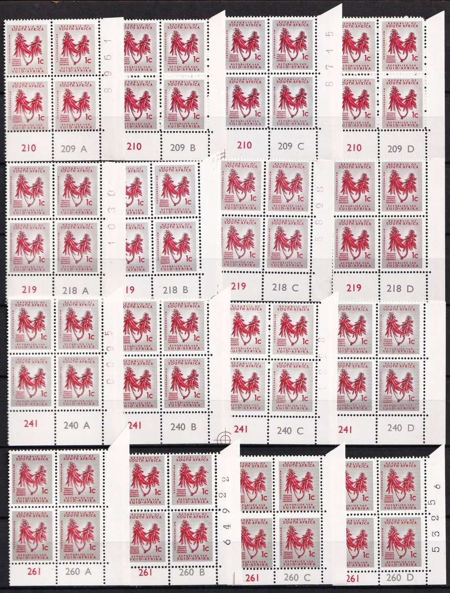 1964/8 RSA 1st Defintive Set in Controls (R1 Pair), Most Issues  @ CV  R1,660+