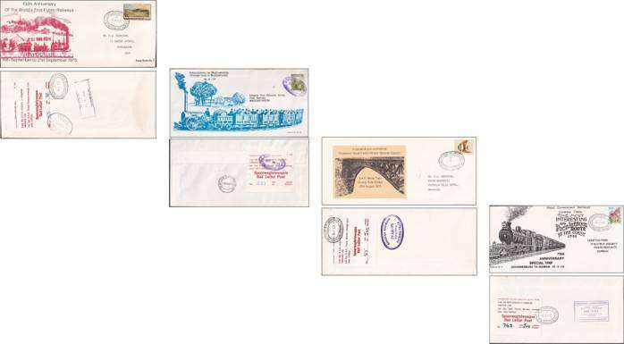 1975/8 RSA Scarce Railway/Train Covers x 4