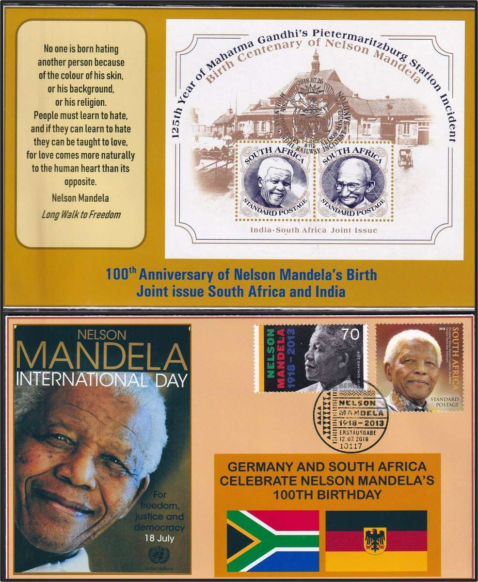 RSA Nelson Mandela Privately Made FDC, Covers, Signed etc.  - RARE Thematic!
