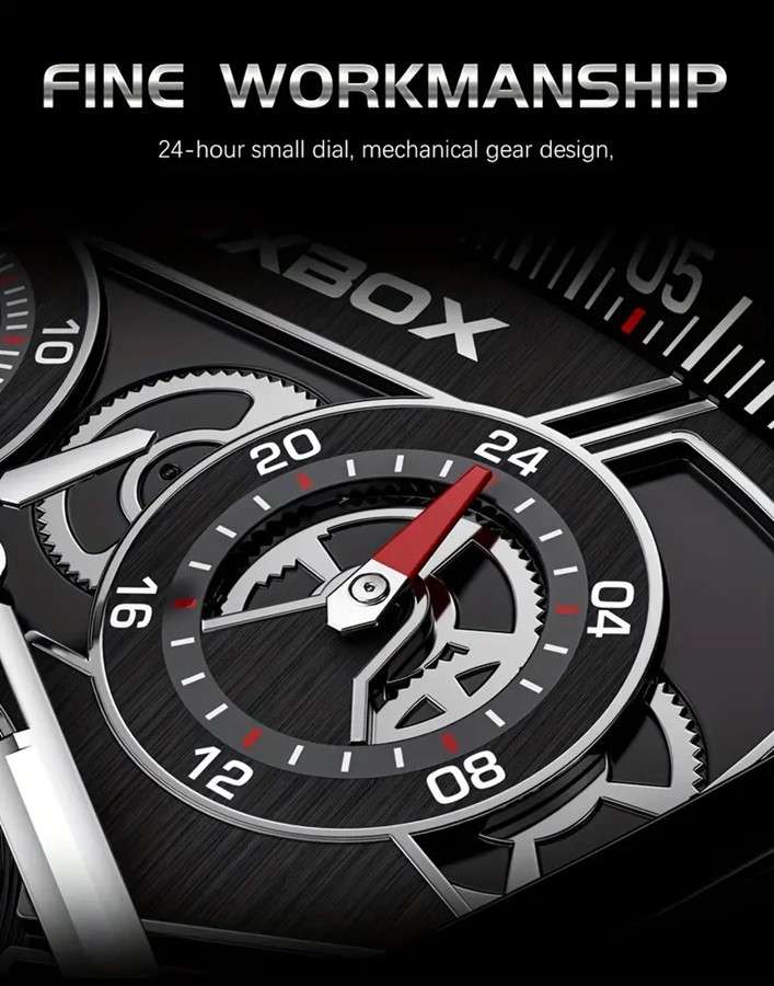 FOXBOX Innovative Military "Snake Head" Sport Chronograph Watch