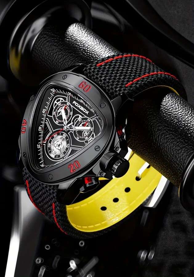 FOXBOX Innovative Military "Snake Head" Sport Chronograph Watch
