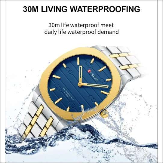 CURREN Ultra Thin Quartz Watch, Japanese Movement