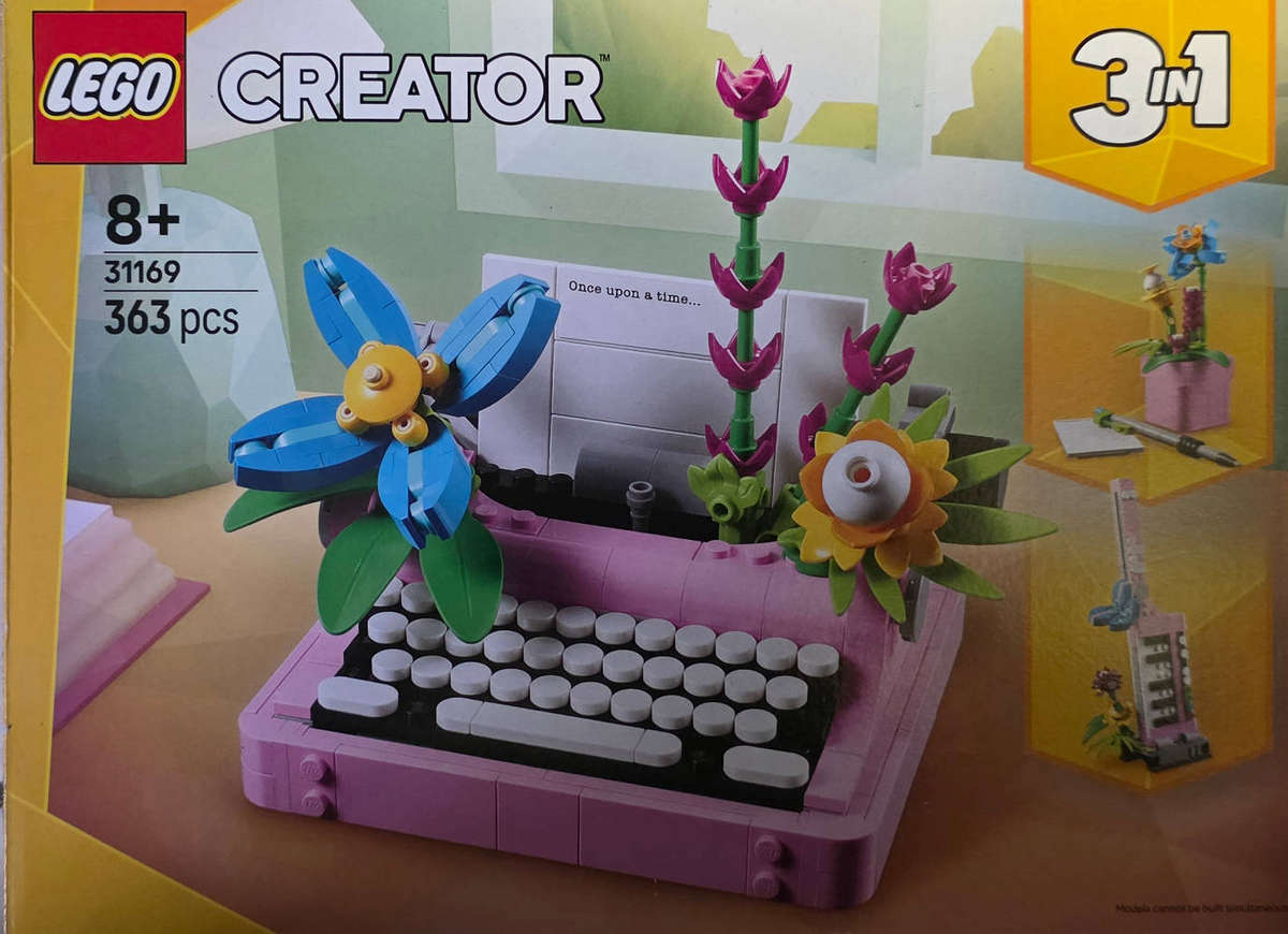 Lego 3in1 typewriter/flower pot/piano