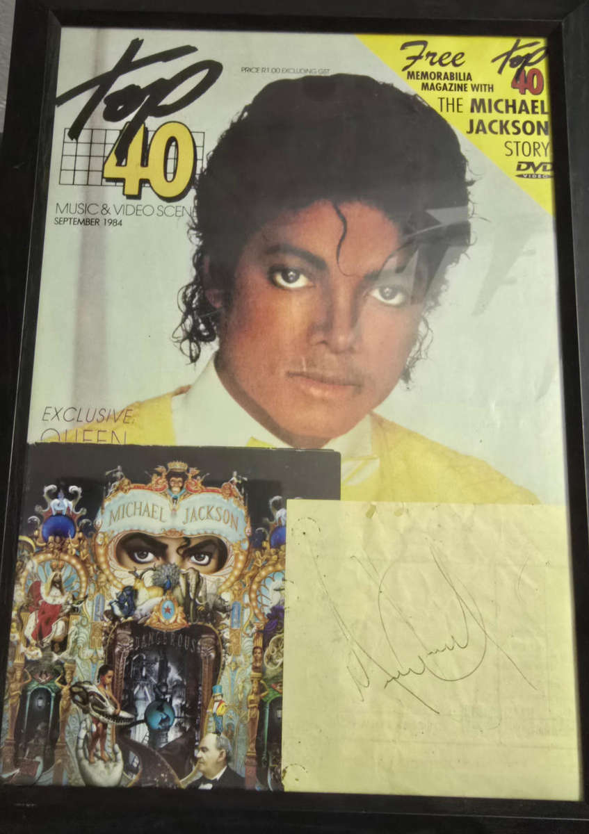 Authentic Michael Jackson autograph