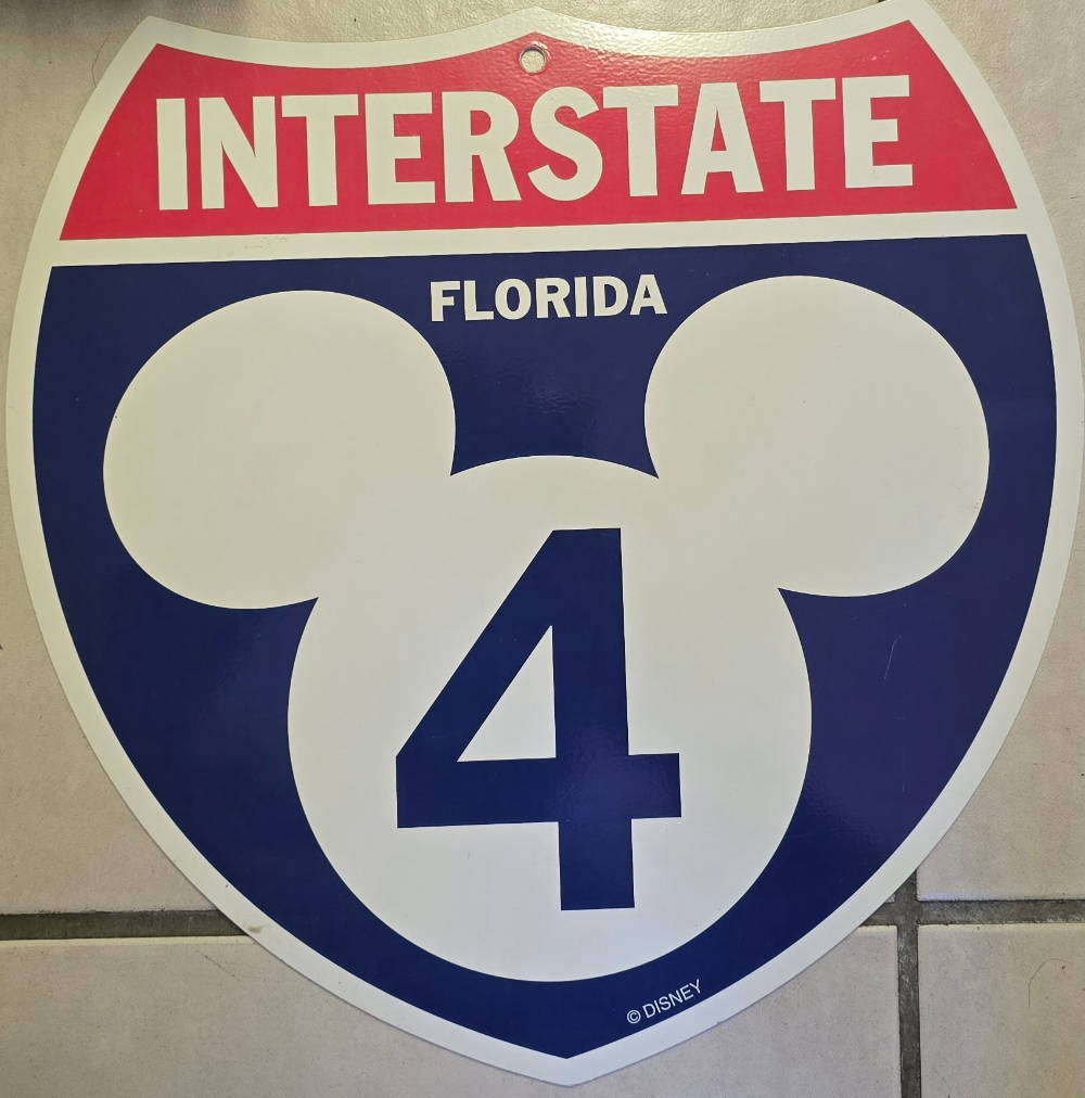 Awesome metallic Disney A4 sign boards