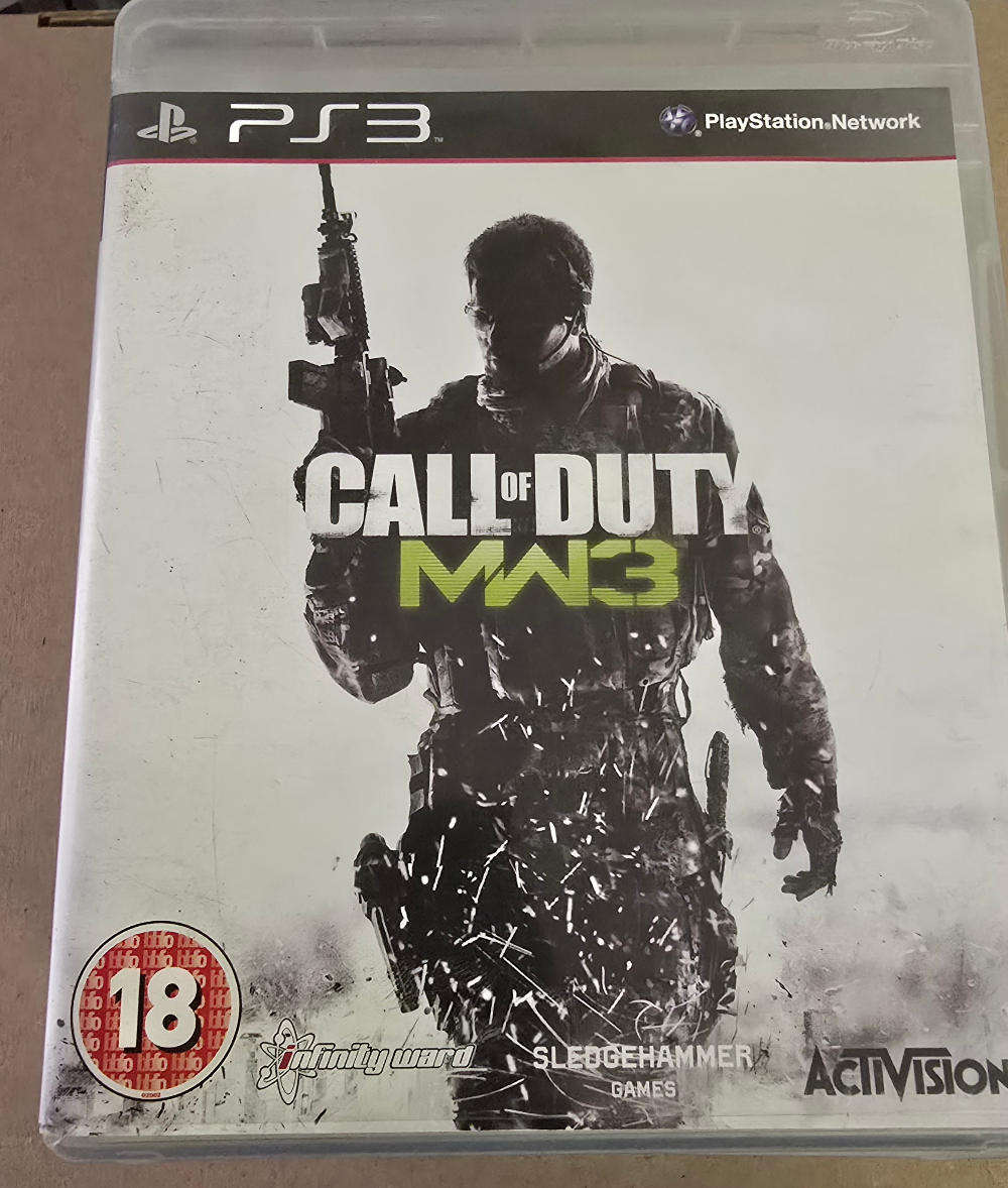 PS 3 game: Call of duty Modern Warfare 3