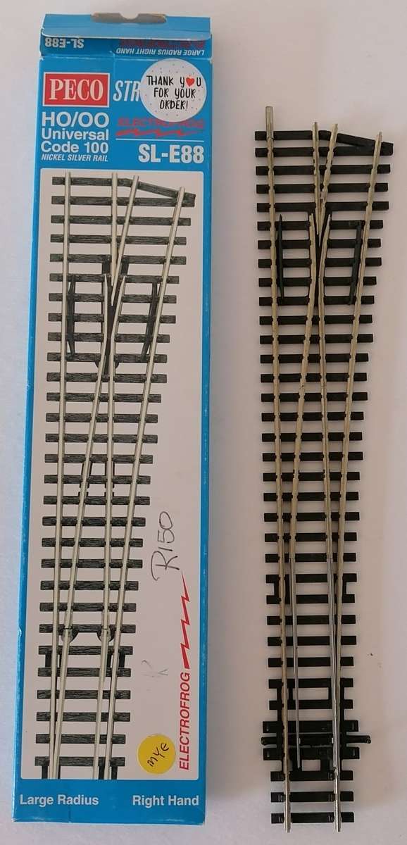 RH code 100 turnout SL-E88