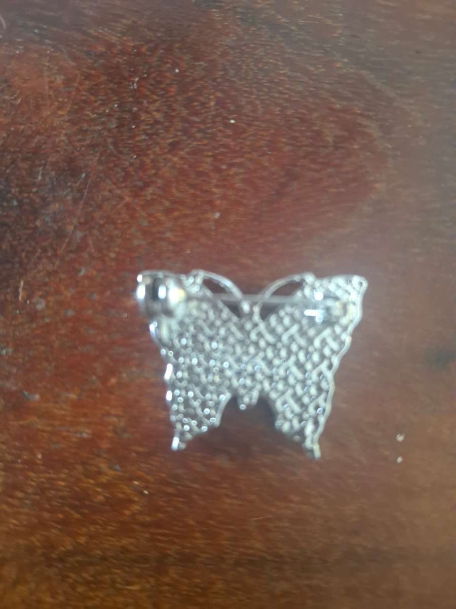 Abalone Butterfly Brooch vintage