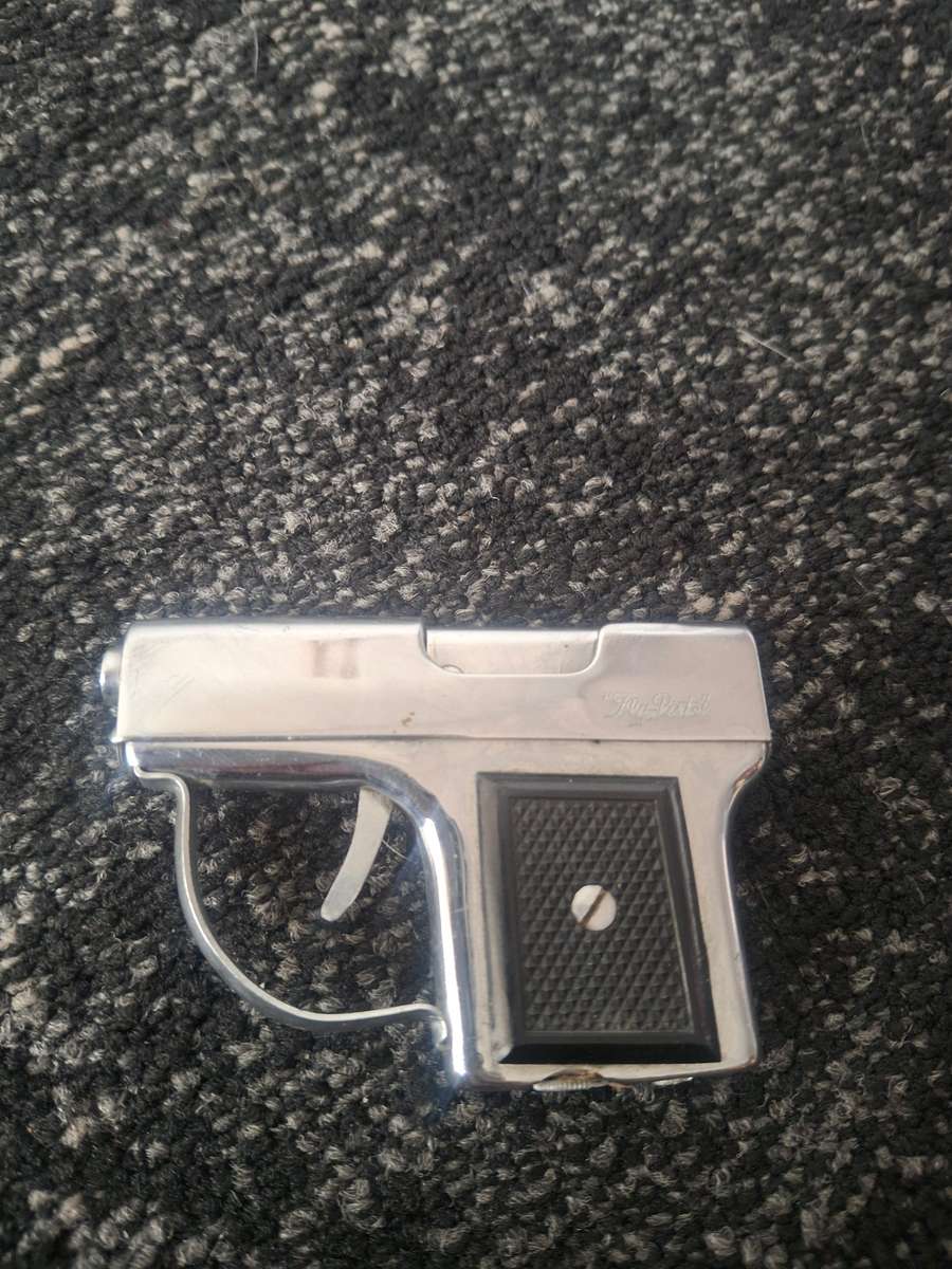 Vintage Fly-Pistol Lighter Semi Automatic Pocket