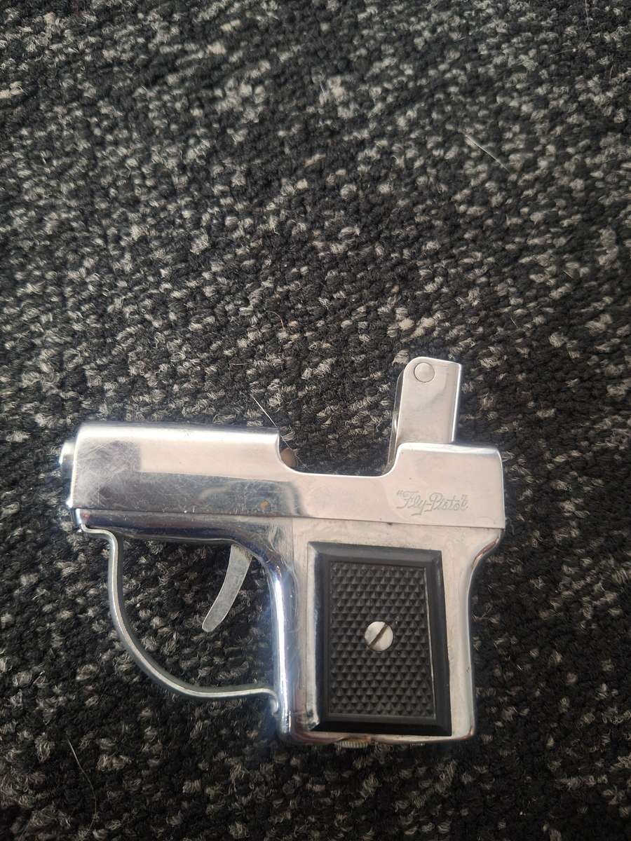 Vintage Fly-Pistol Lighter Semi Automatic Pocket