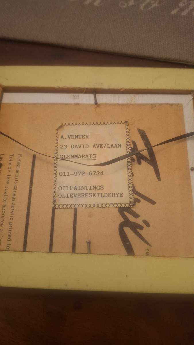 Annette Venter oil painting small