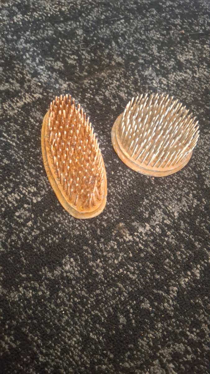 Flower Frog, Vintage x 2