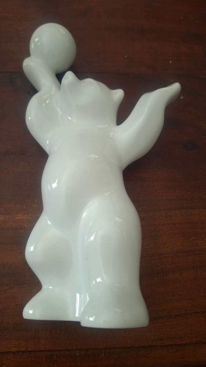 Vintage German KPM Polar Bear Porcelain Figurine