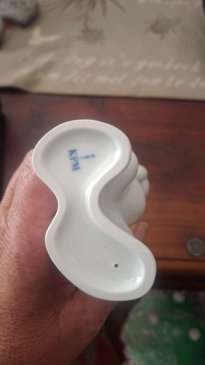 Vintage German KPM Polar Bear Porcelain Figurine