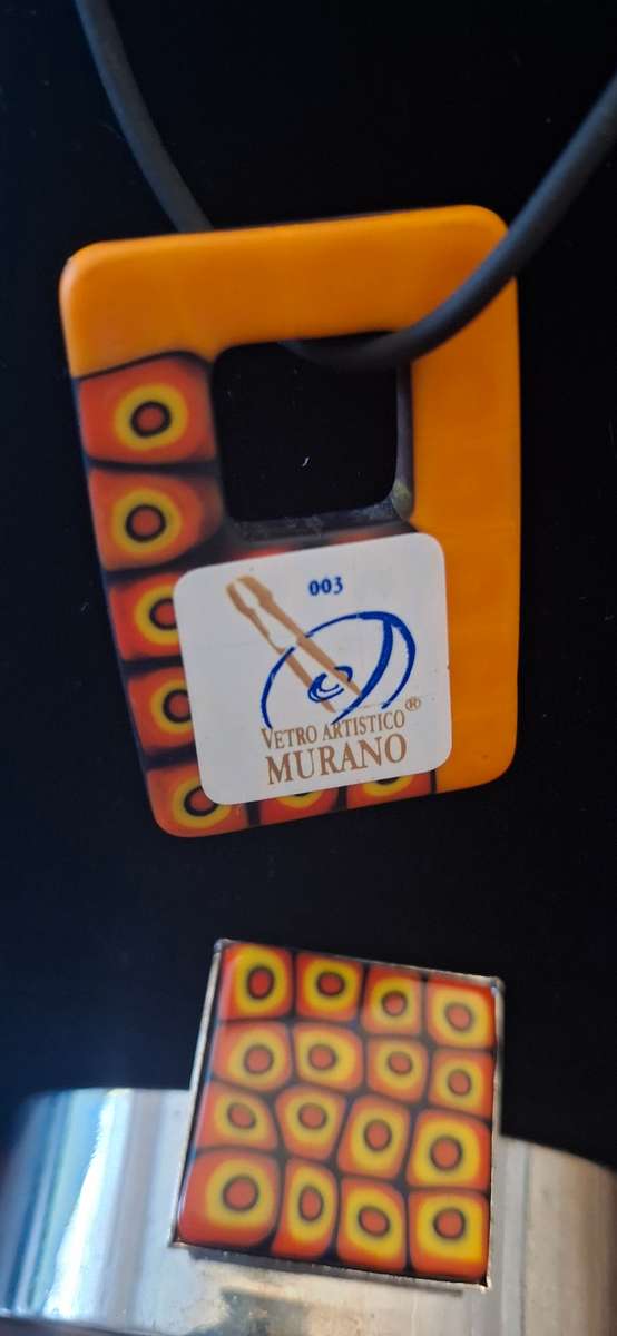 Murano bracelet with necklace