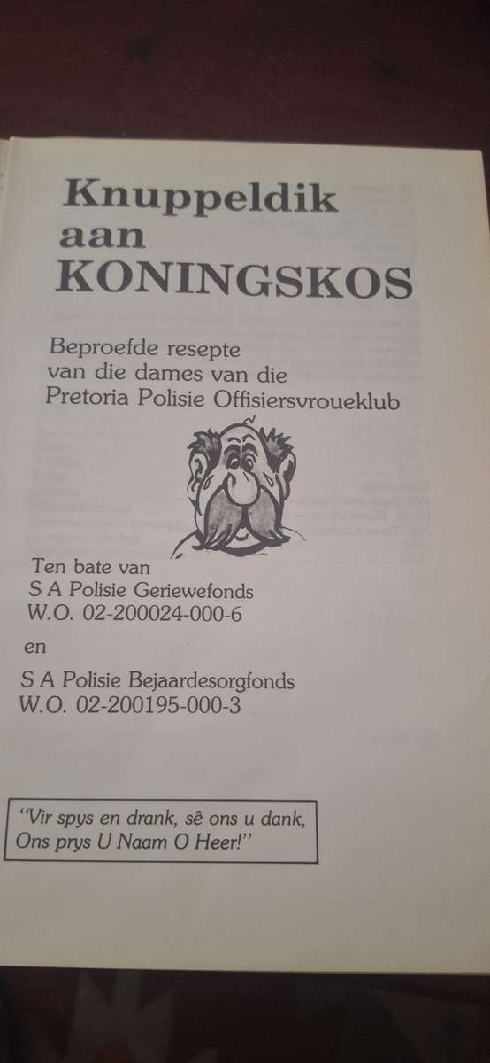 Knuppeldik aan konings kos