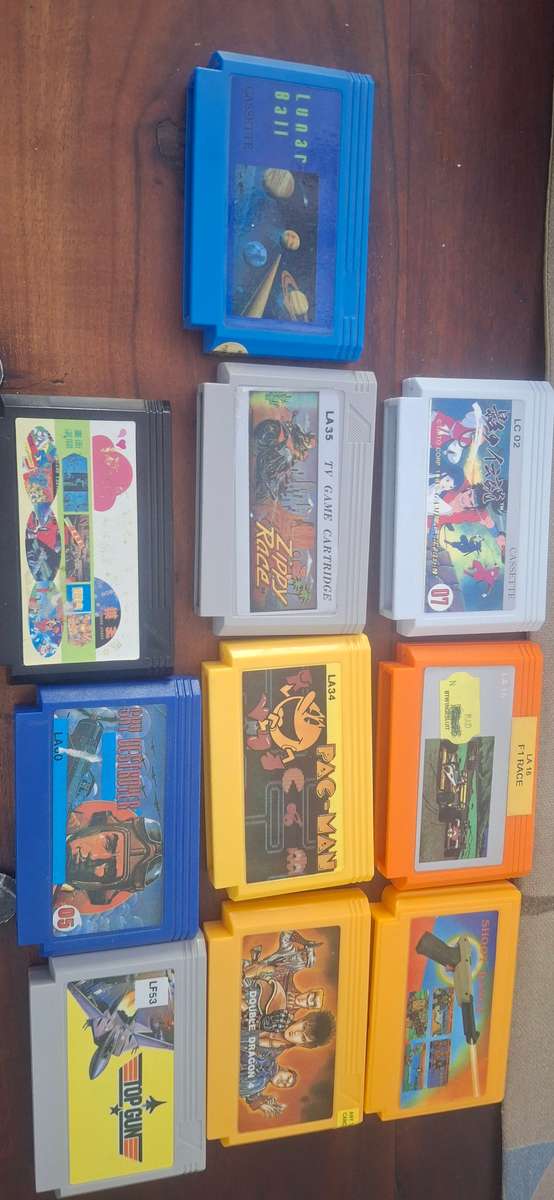 Tv game cartridges x 10