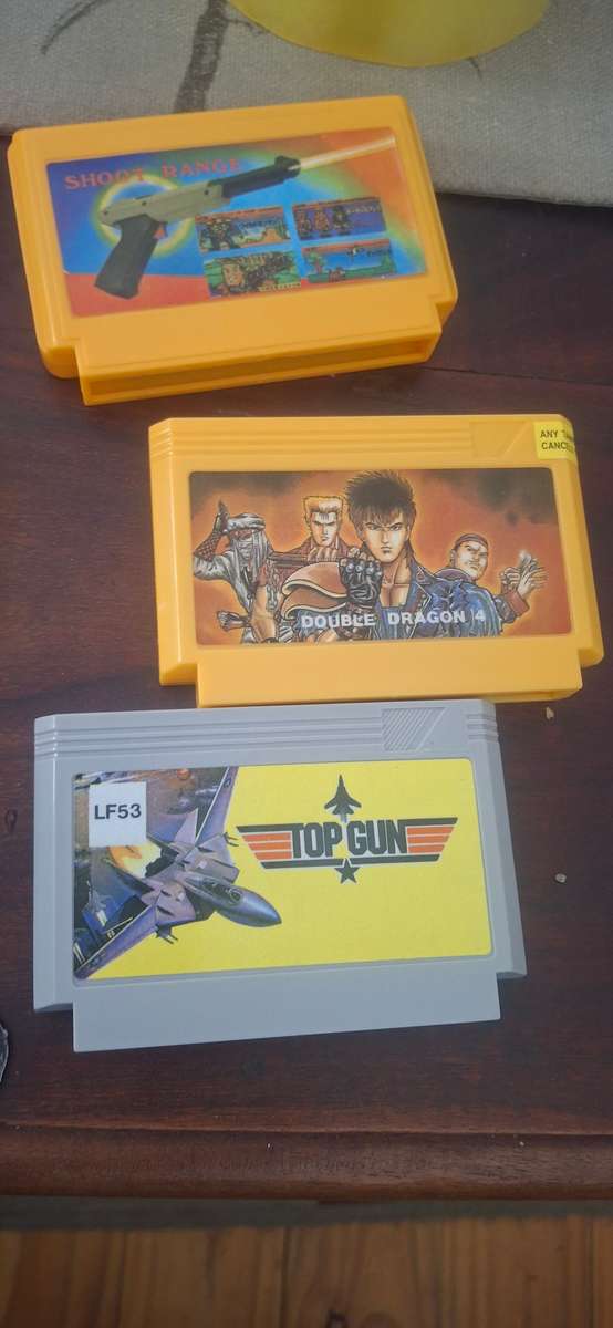Tv game cartridges x 10