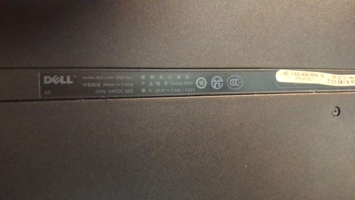 Dell vostro 3560  labtop