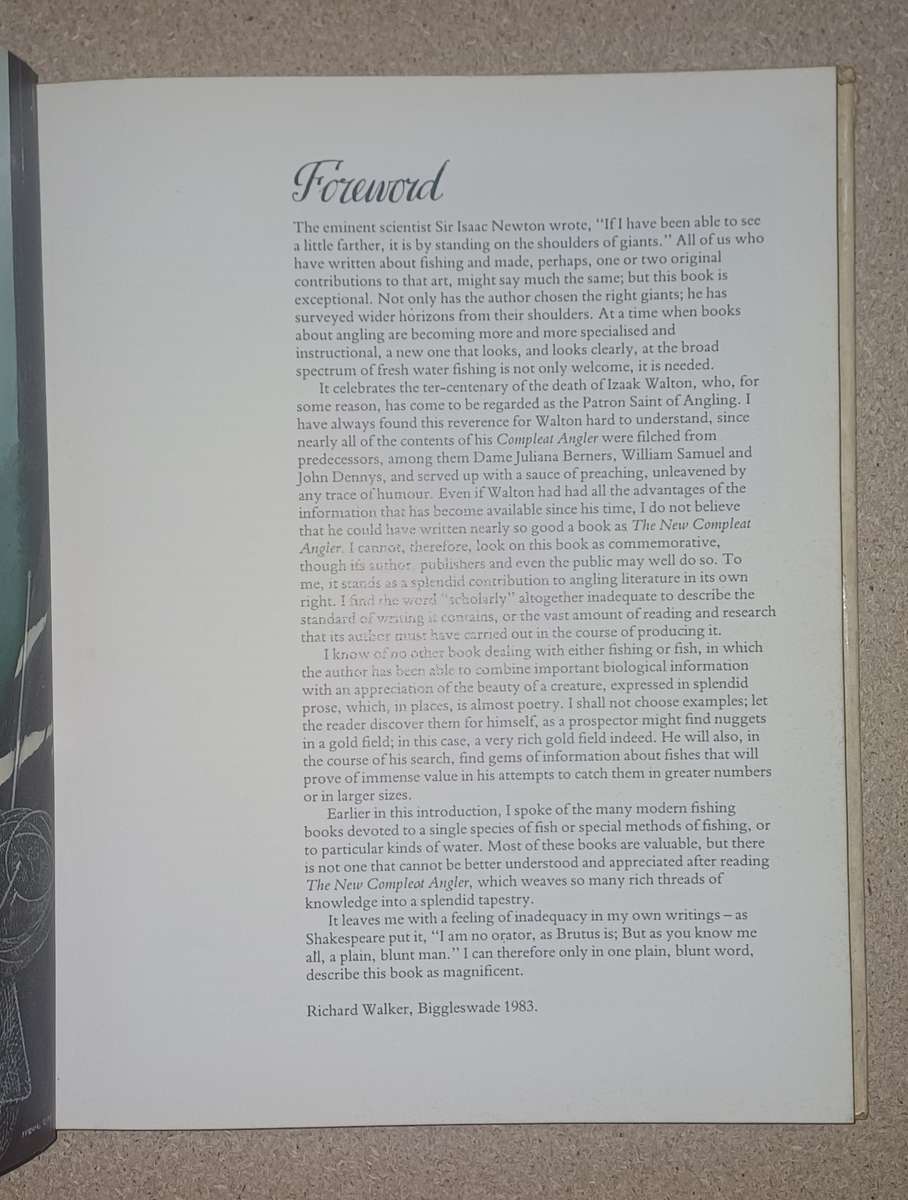 The New Compleat Angler Stephen Downes