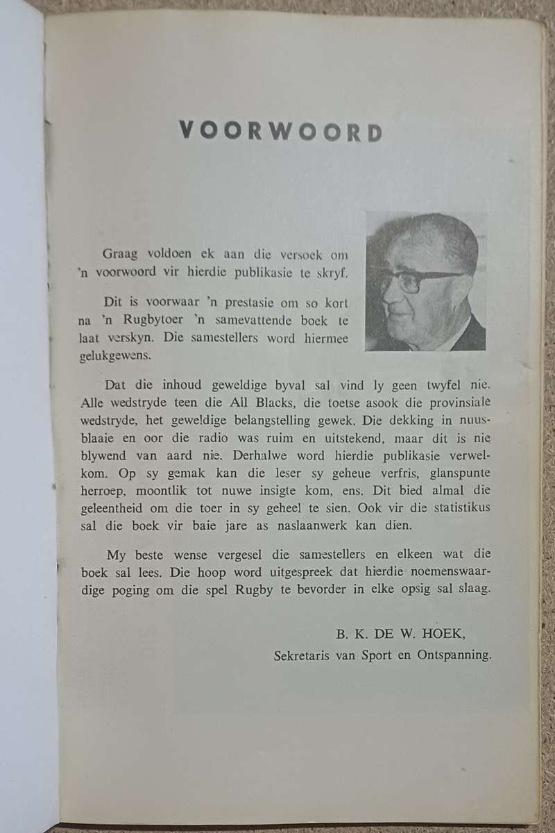 DIE 1970 ALL BLACKS IN SUID-AFRIKA Awie Labuschagne